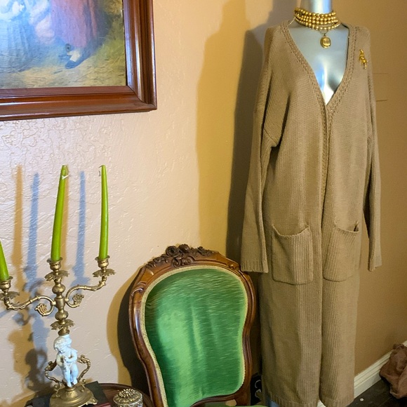 Show Me Your Mumu Chunky Knit Sweater Duster.  Sz M - Picture 5 of 5